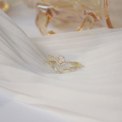 14K Gold Crystal Rings - Beautiful Earth Boutique