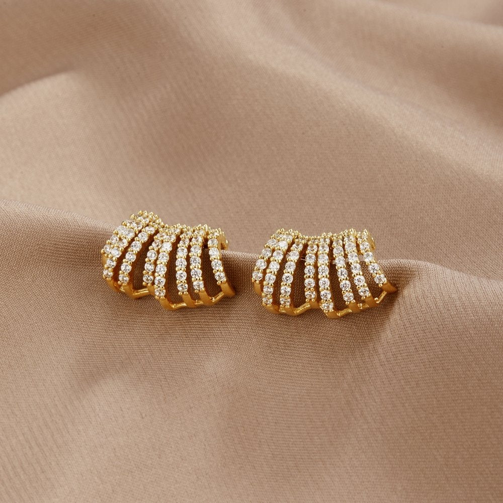 18K Gold Layla Wrap Earrings - Beautiful Earth Boutique