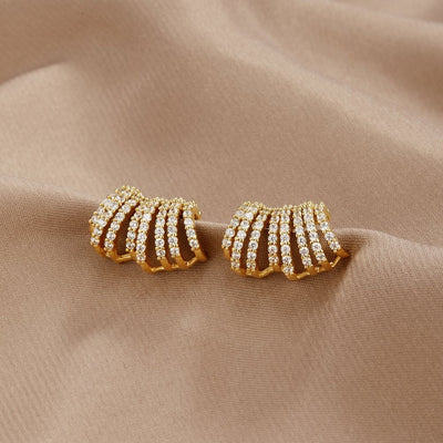 18K Gold Layla Wrap Earrings - Beautiful Earth Boutique