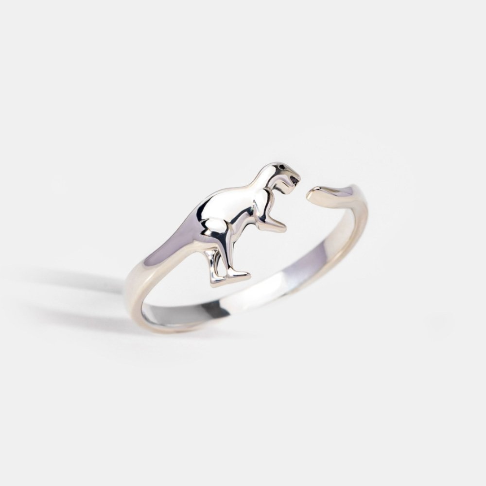 925 Sterling Silver Dinosaur Ring - Beautiful Earth Boutique