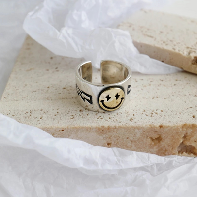 Smile Lucky Face Ring