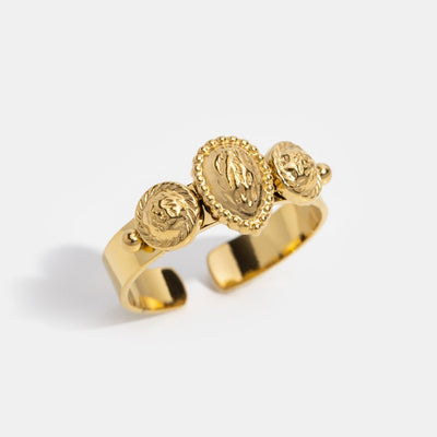 Akesha Vintage Gold Ring - Beautiful Earth Boutique