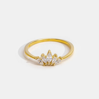 Athena Crystal Crown Ring - Beautiful Earth Boutique