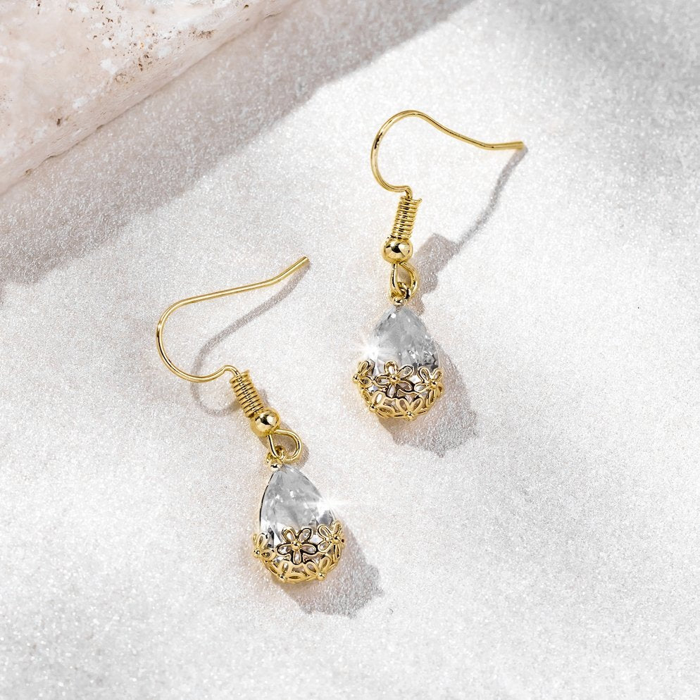 Aurora Crystal Drop Earrings - Beautiful Earth Boutique