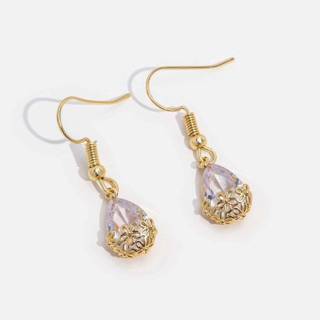 Aurora Crystal Drop Earrings - Beautiful Earth Boutique