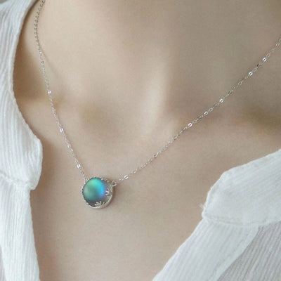 Aurora Light Gemstone Necklace - Beautiful Earth Boutique