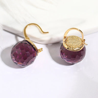 Austrian Crystal Ball Earrings - Beautiful Earth Boutique