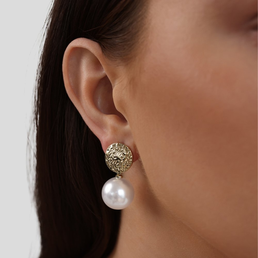 Ava Pearl Drop Earrings - Beautiful Earth Boutique