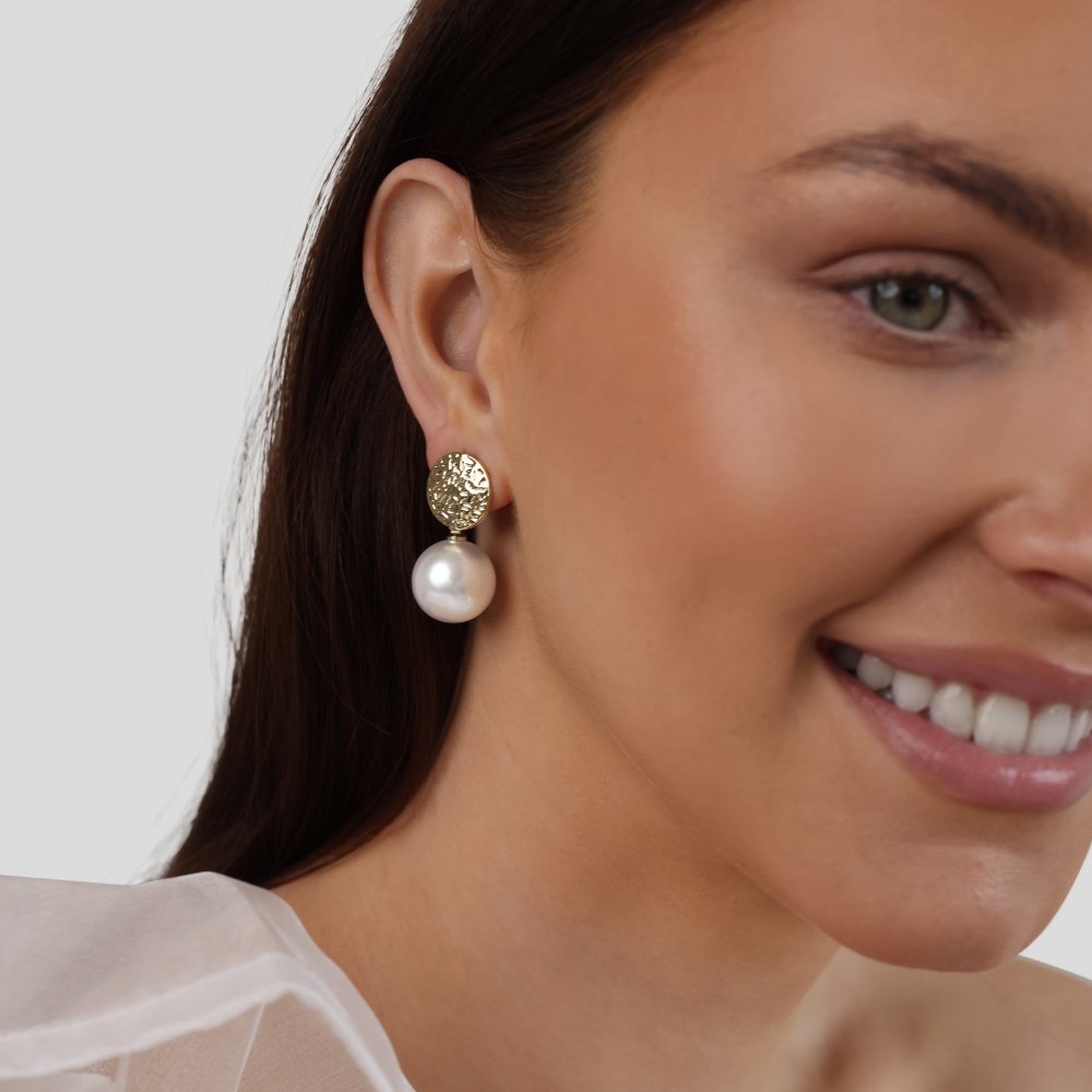 Ava Pearl Drop Earrings - Beautiful Earth Boutique