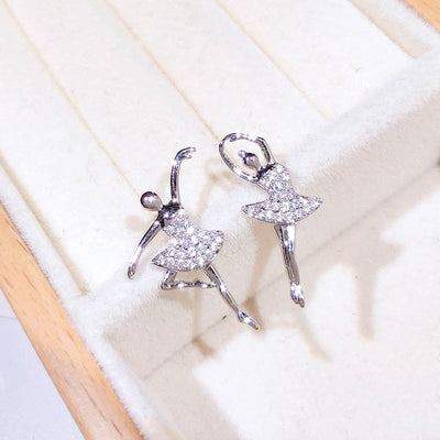 Ballerina Silver Earrings - Beautiful Earth Boutique