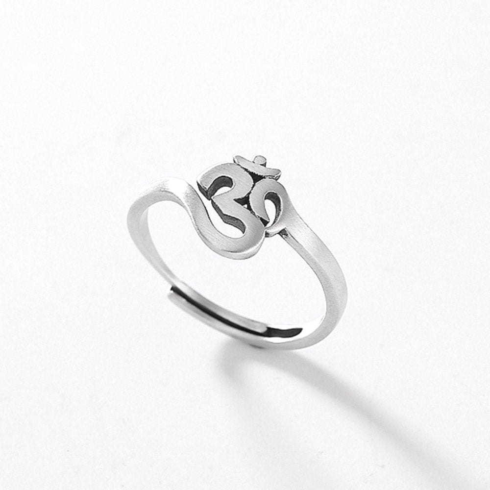 Balmora Sterling Silver OM Ring - Beautiful Earth Boutique