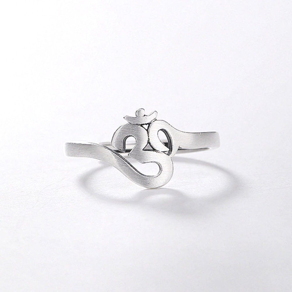 Balmora Sterling Silver OM Ring - Beautiful Earth Boutique