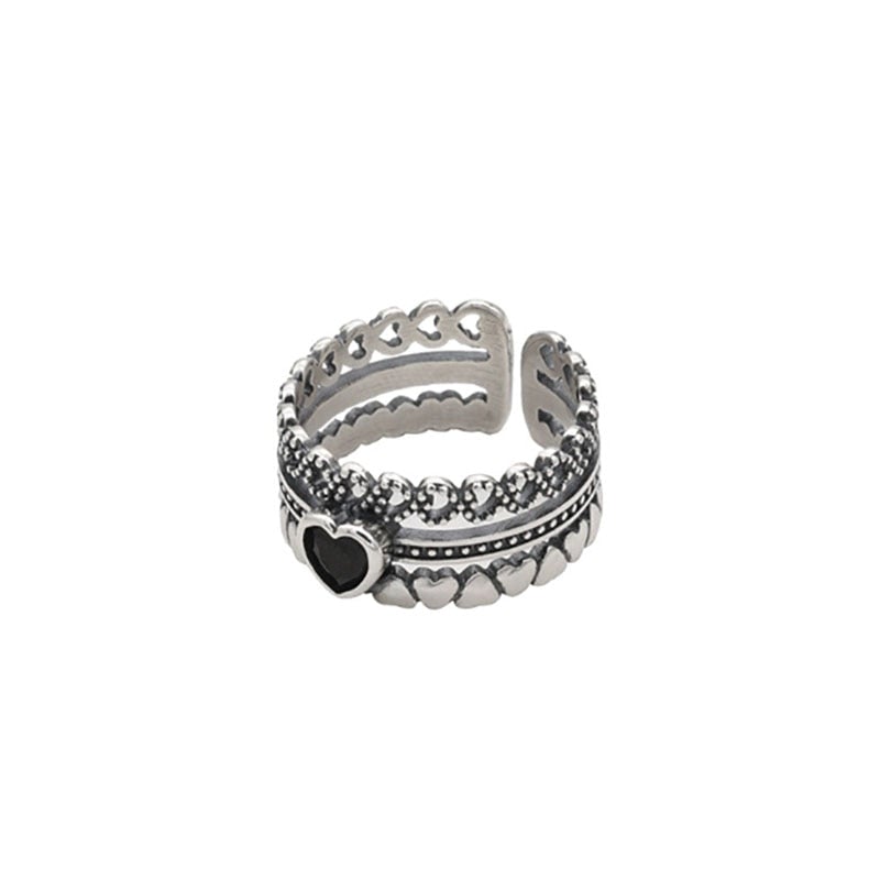 Black Heart Ring - Beautiful Earth Boutique