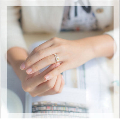 Blooming Daisy Flower Ring - Beautiful Earth Boutique