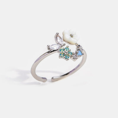 Blooming Silver Flower Ring - Beautiful Earth Boutique