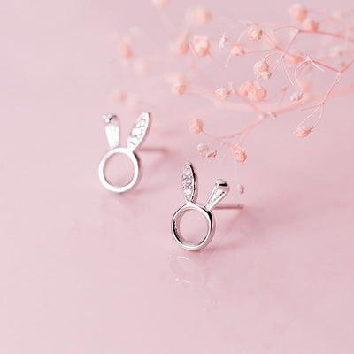 Bunny 925 Sterling Silver Earrings - Beautiful Earth Boutique