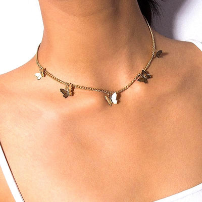 Butterfly Choker Necklace - Beautiful Earth Boutique