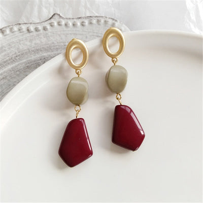 Camiya Long Drop Earrings - Beautiful Earth Boutique