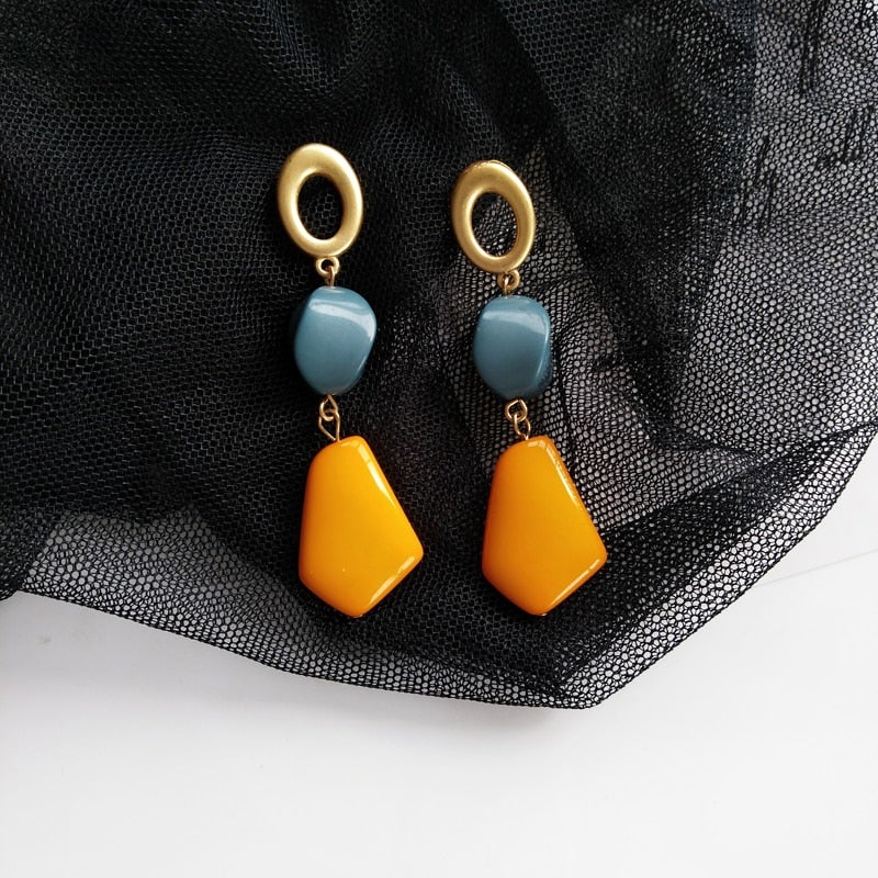 Camiya Long Drop Earrings - Beautiful Earth Boutique