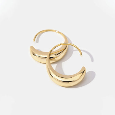 Classic Drop Hoop Earrings - Beautiful Earth Boutique