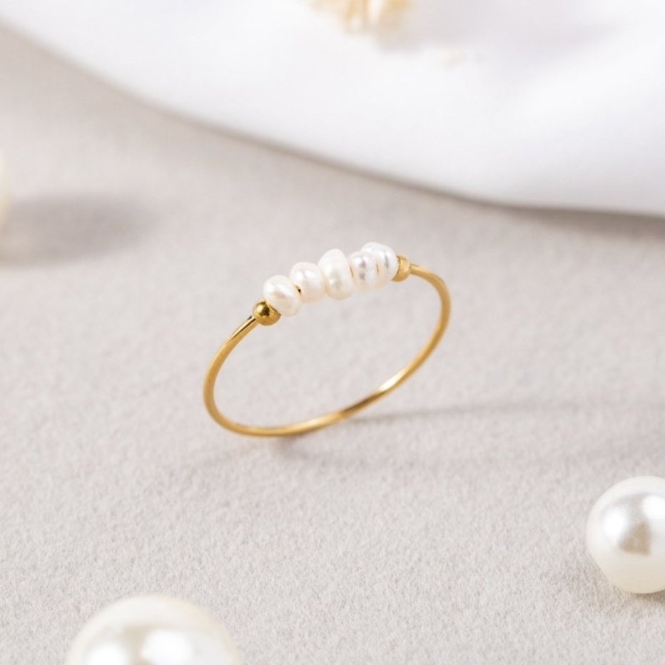 Classic Freshwater Pearl Ring - Beautiful Earth Boutique