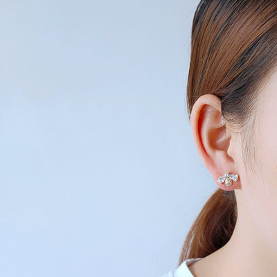 Crystal Bee Earrings - Beautiful Earth Boutique