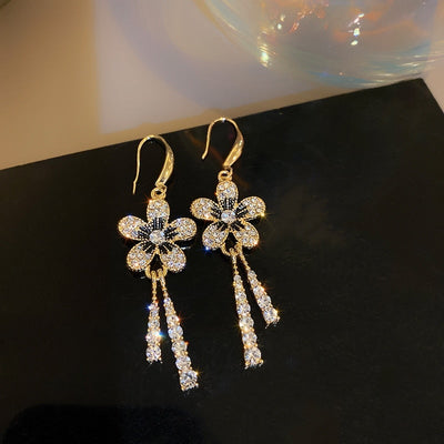 Crystal Eden Petal Drop Earrings - Beautiful Earth Boutique