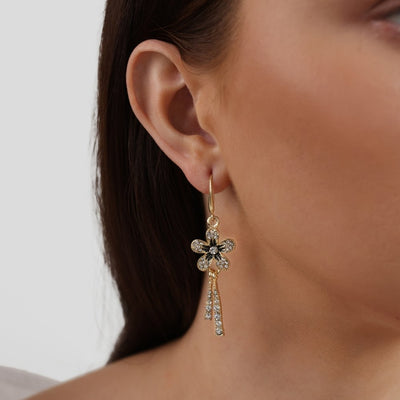 Crystal Eden Petal Drop Earrings - Beautiful Earth Boutique