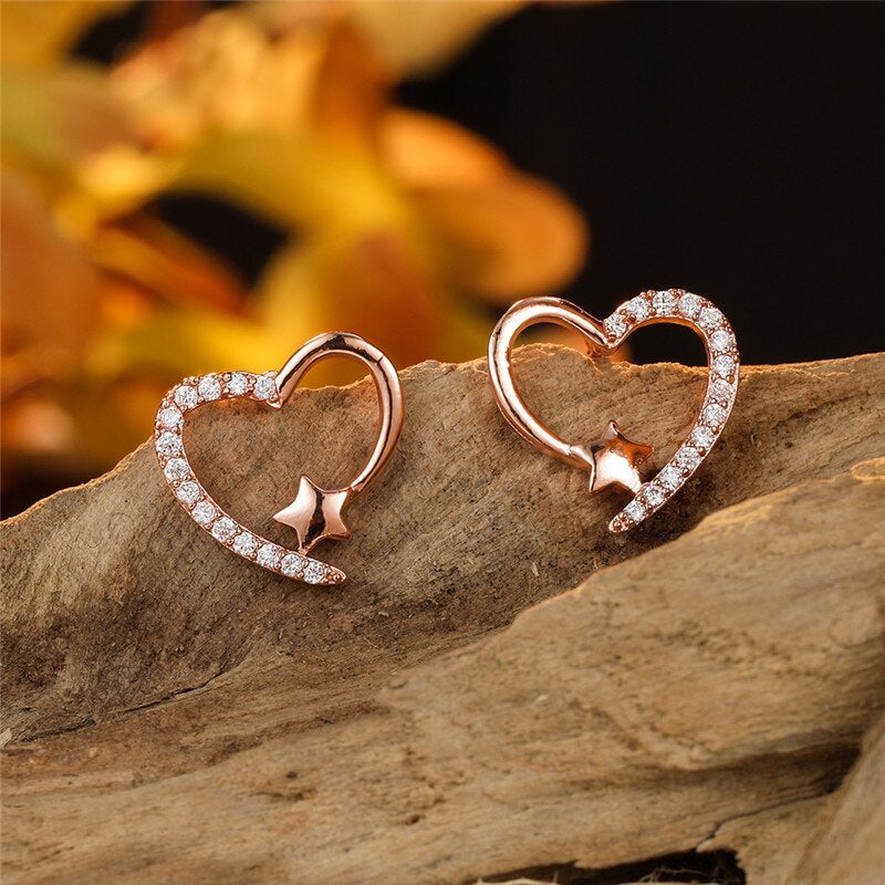 Crystal Starry Love Earrings