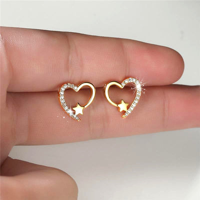 Crystal Starry Love Earrings