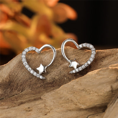 Crystal Starry Love Earrings