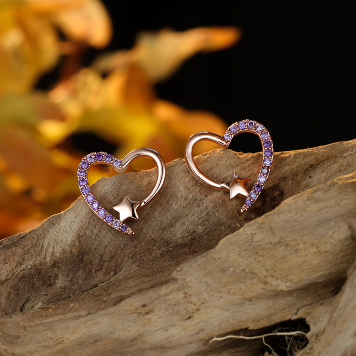 Crystal Starry Love Earrings