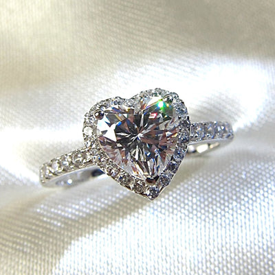 Crystal Sweetheart Ring