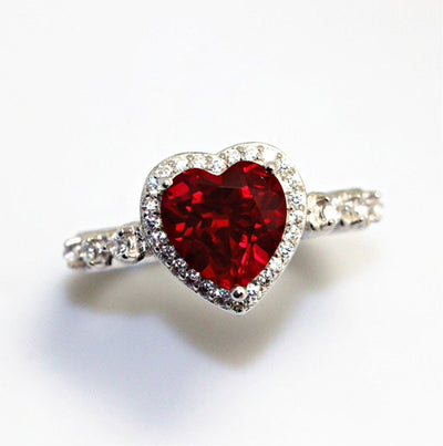 Crystal Sweetheart Ring