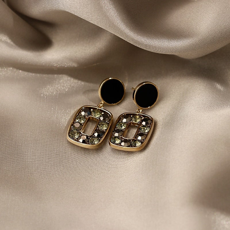 Crystal Valentina Statement Earrings