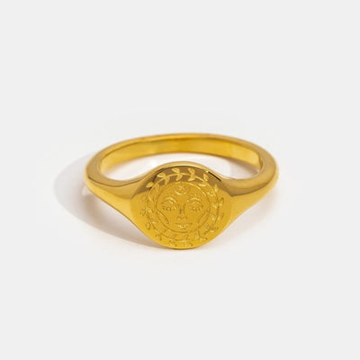 Cyrene Goddess Gold Ring - Beautiful Earth Boutique