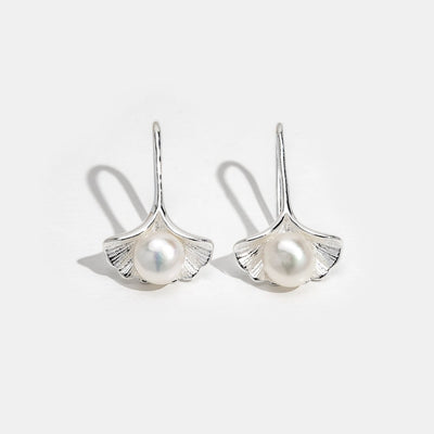 Dahra Pearl Sterling Silver Earrings - Beautiful Earth Boutique