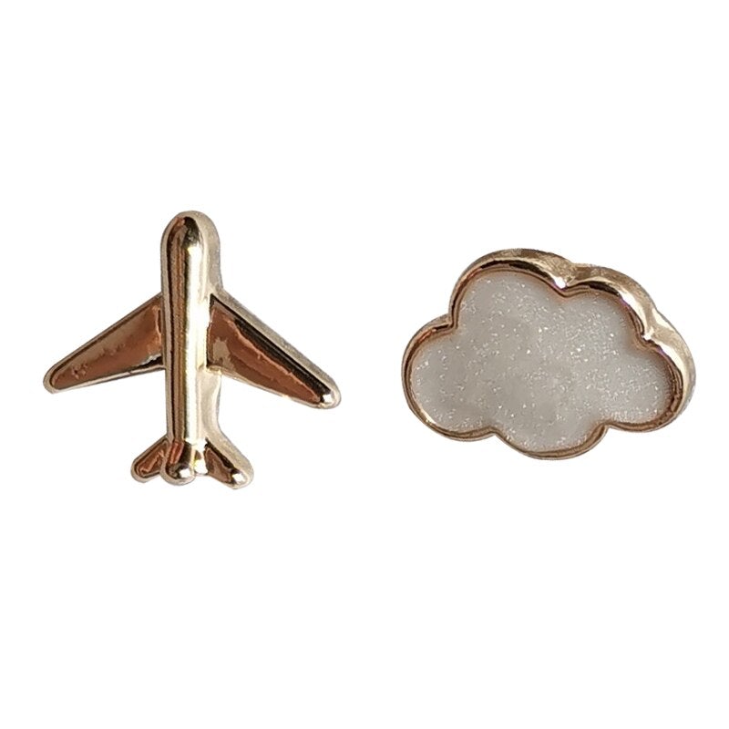 Dreaming Cloud & Airplane Earrings