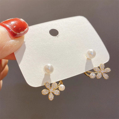 Flower & Pearl Dream Earrings - Beautiful Earth Boutique