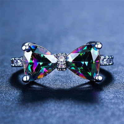 Forget Me Not Bow Ring