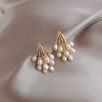 Freshwater Pearl Drop Earrings - Beautiful Earth Boutique