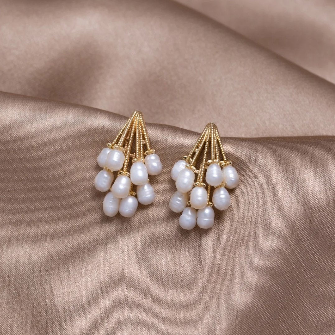 Freshwater Pearl Drop Earrings - Beautiful Earth Boutique