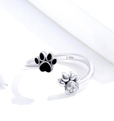 Furry Friend 925 Sterling Silver Ring