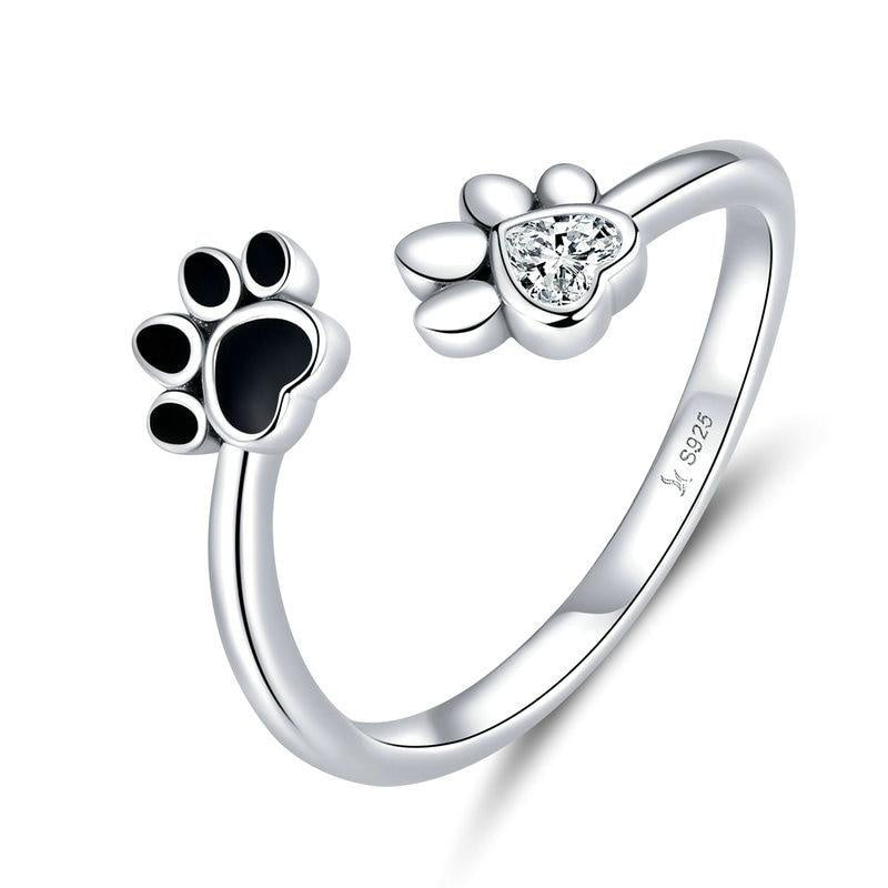 Furry Friend 925 Sterling Silver Ring