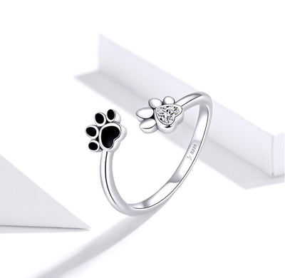 Furry Friend 925 Sterling Silver Ring