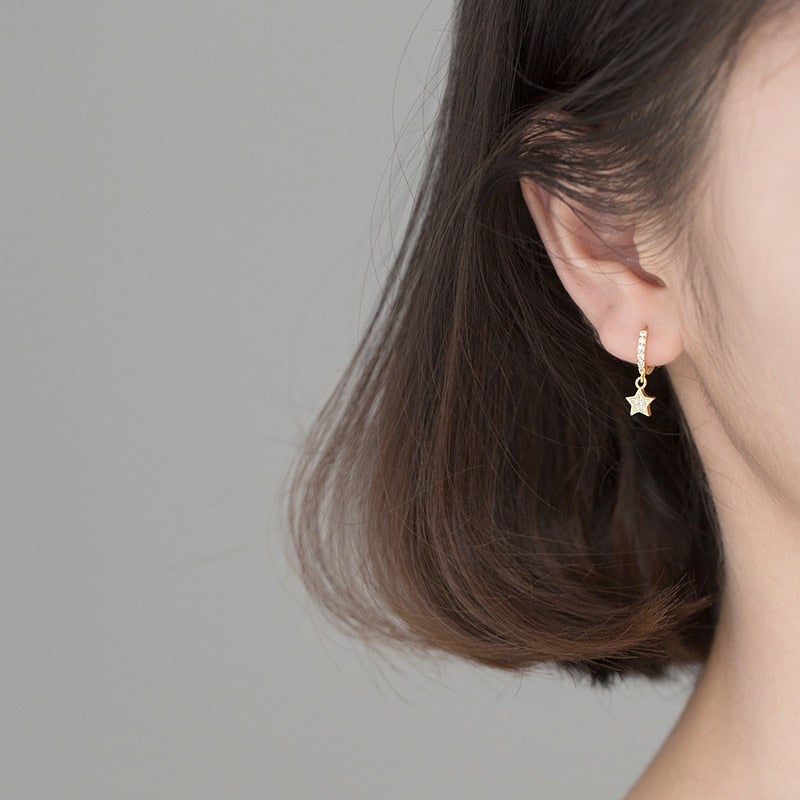 ‘Guiding Star’ Hoop Earrings