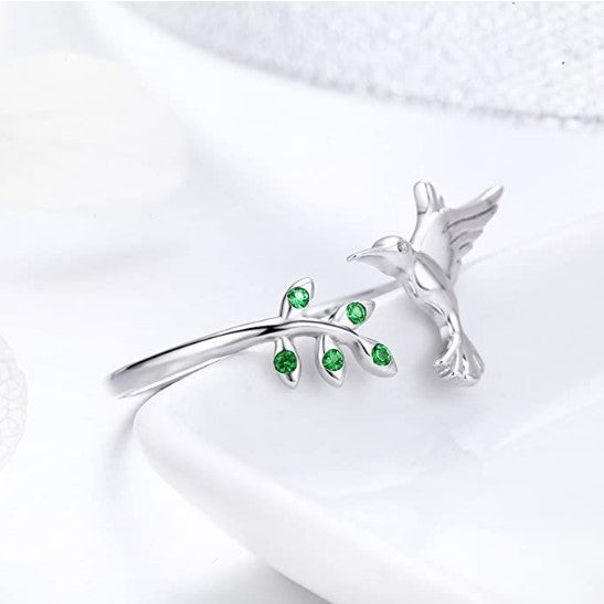 Hummingbird 925 Sterling Silver Ring