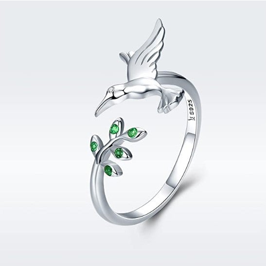 Hummingbird 925 Sterling Silver Ring