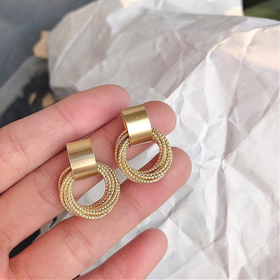 Luxury Gold Hoop Earrings - Beautiful Earth Boutique