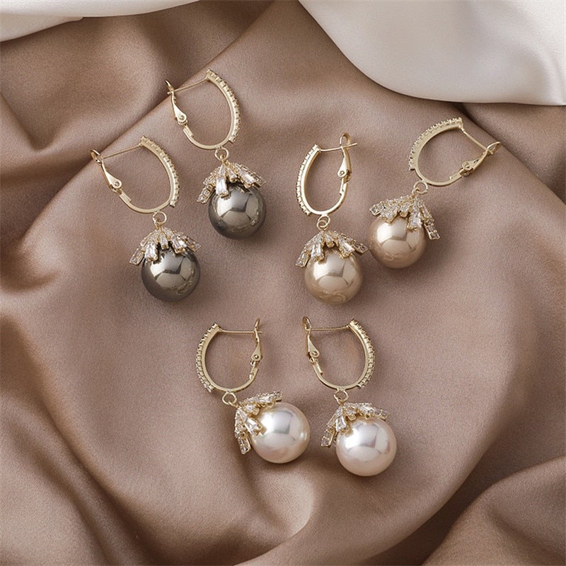 Malia Pearl Drop Earrings - Beautiful Earth Boutique